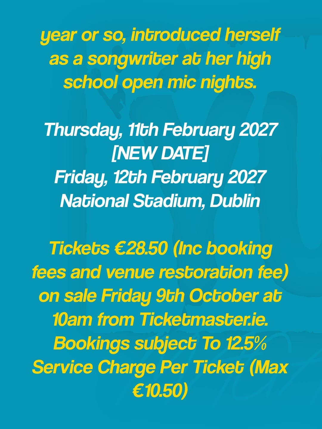 Bella Kay adds second National Stadium show for 11th February 2027 — photo 6