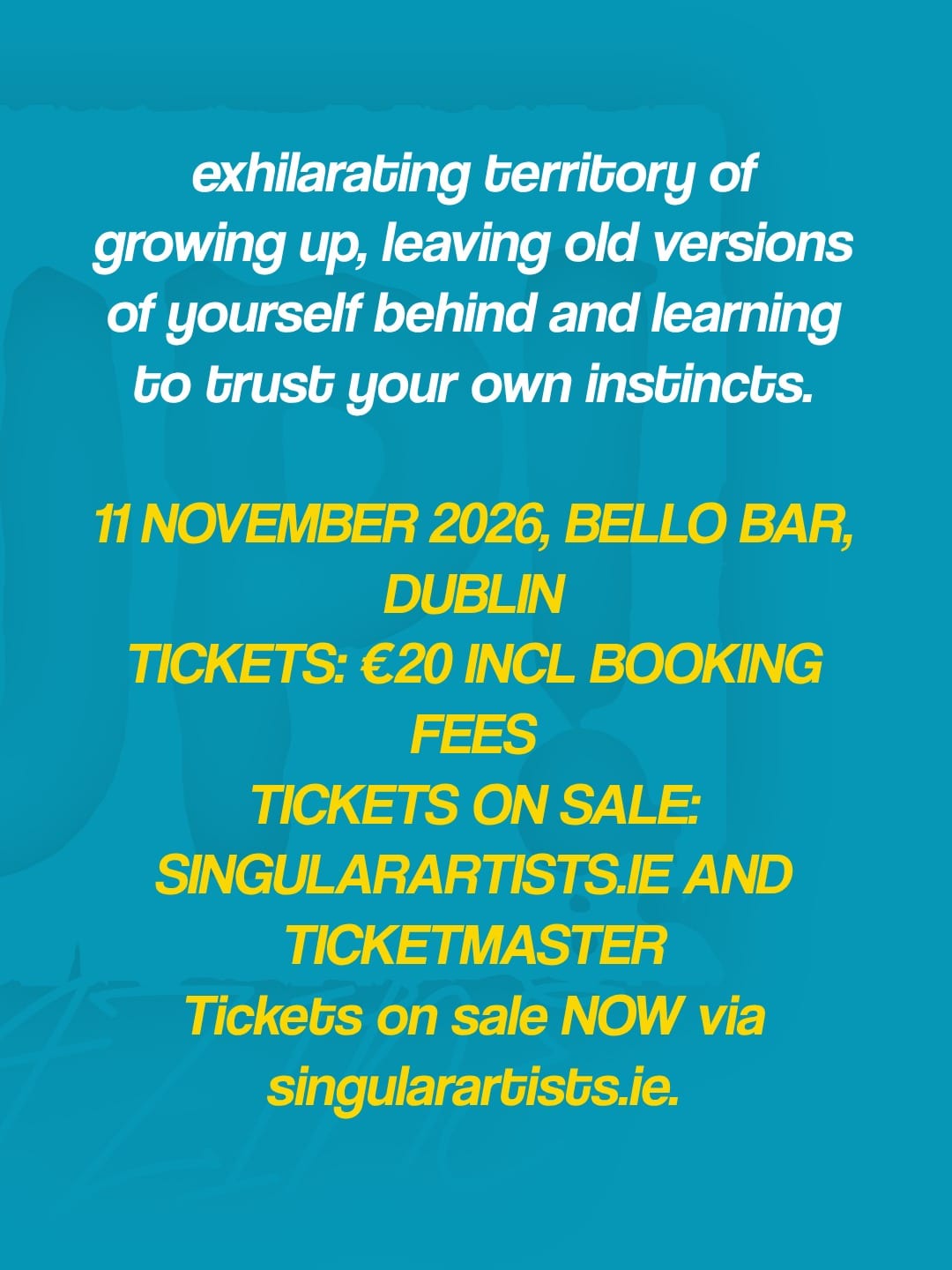 Brennan Wedl announces Bello Bar show for 11th November 2026 — photo 7