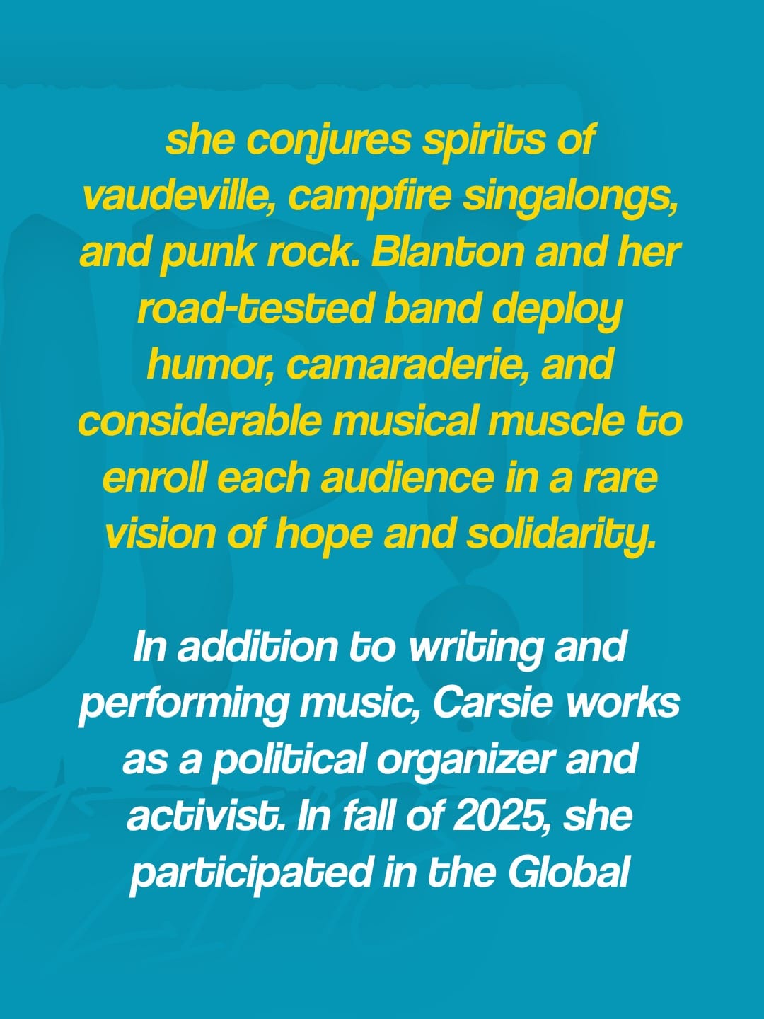 Carsie Blanton announces Button Factory show for 11th April 2027 — photo 3