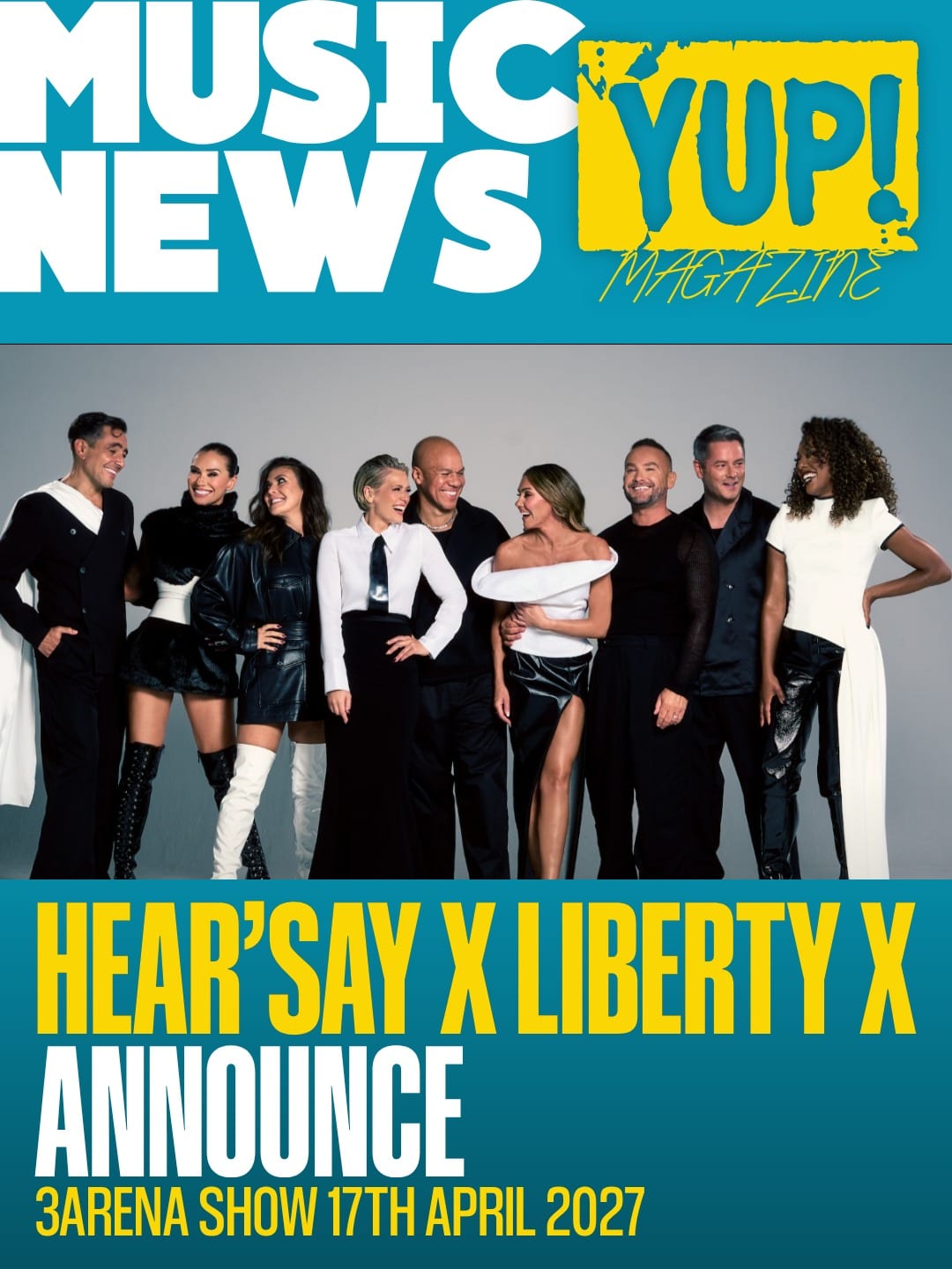Hear’Say and Liberty X announce 3Arena show for 17th April 2027 — photo 1