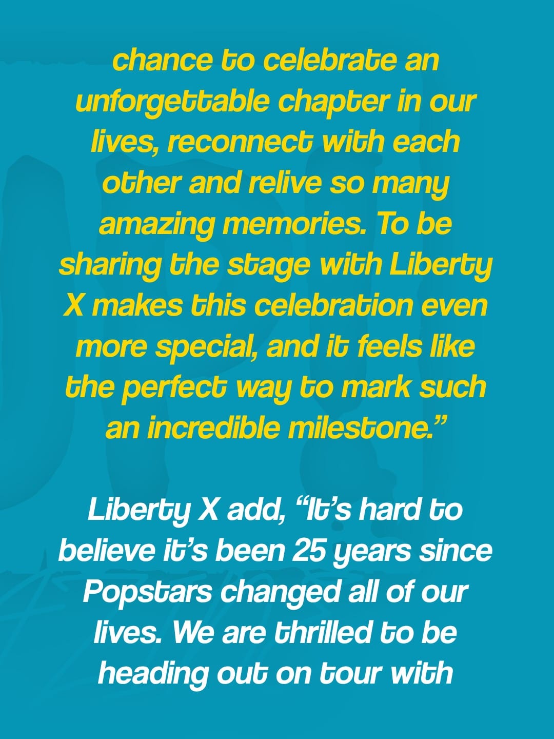 Hear’Say and Liberty X announce 3Arena show for 17th April 2027 — photo 7