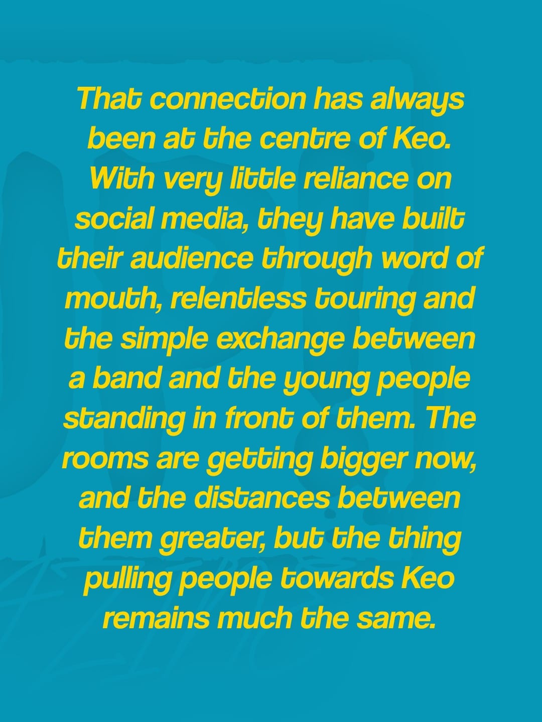 KEO announce 3Olympia Theatre show for 16th March 2027 — photo 5