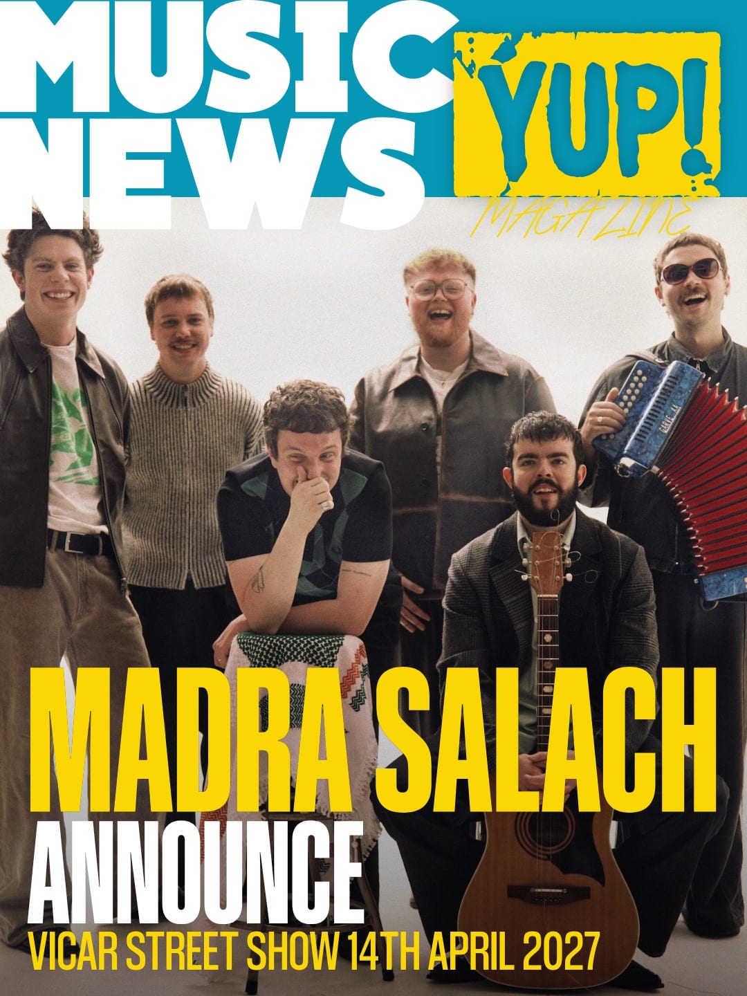 Madra Salach announce Vicar Street show for 14th April 2027 — photo 1