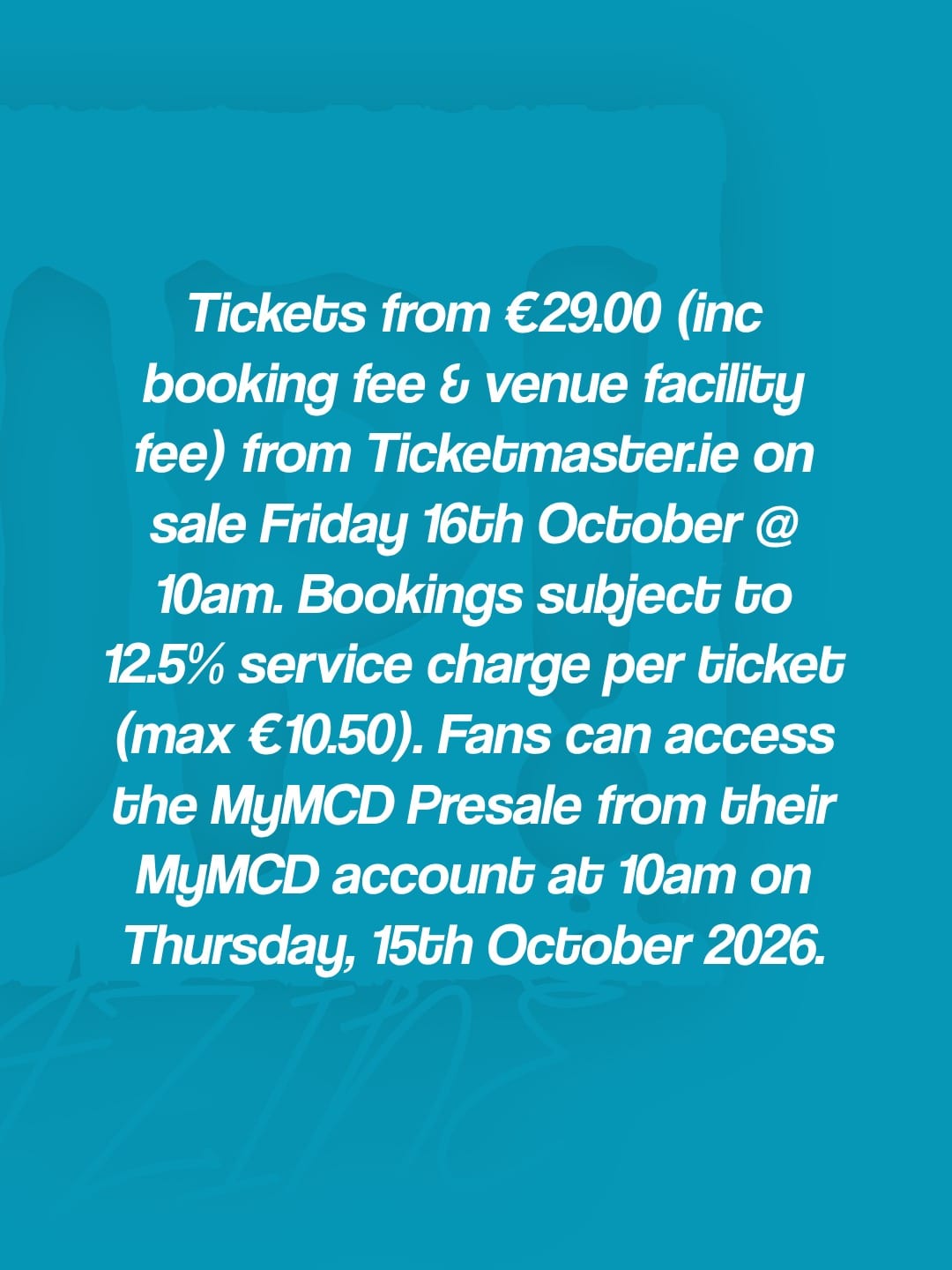 MICO announces The Academy Dublin show for 7th February 2027 — photo 7