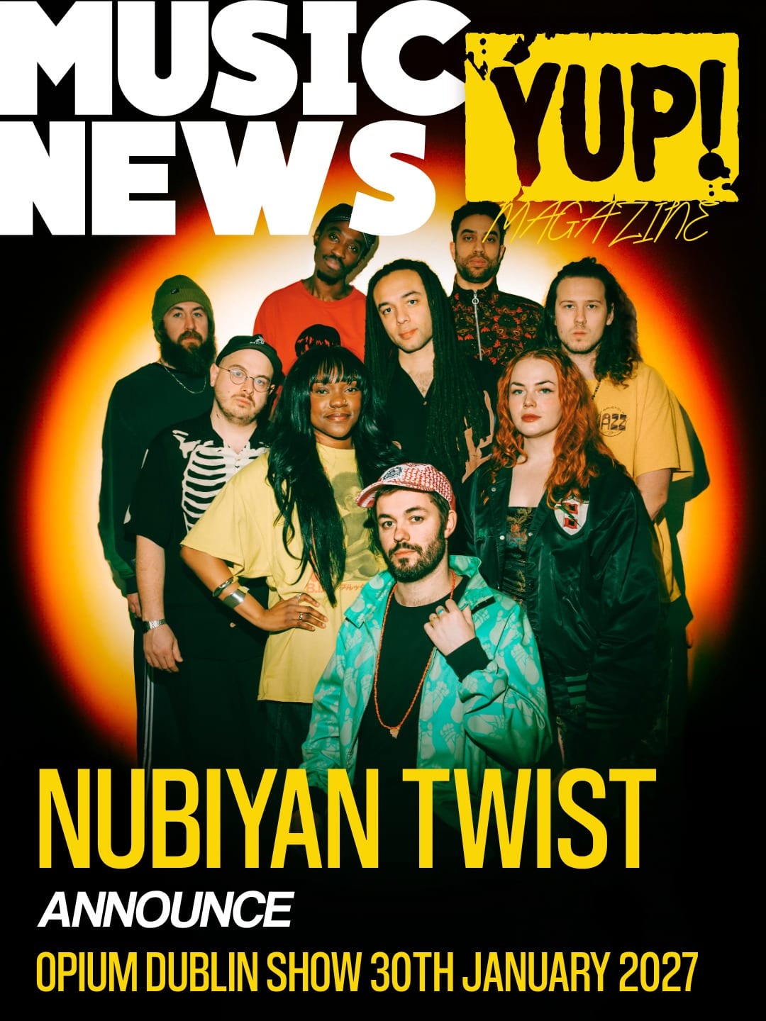Nubiyan Twist announce Opium Dublin show for 30th January 2027 — photo 1