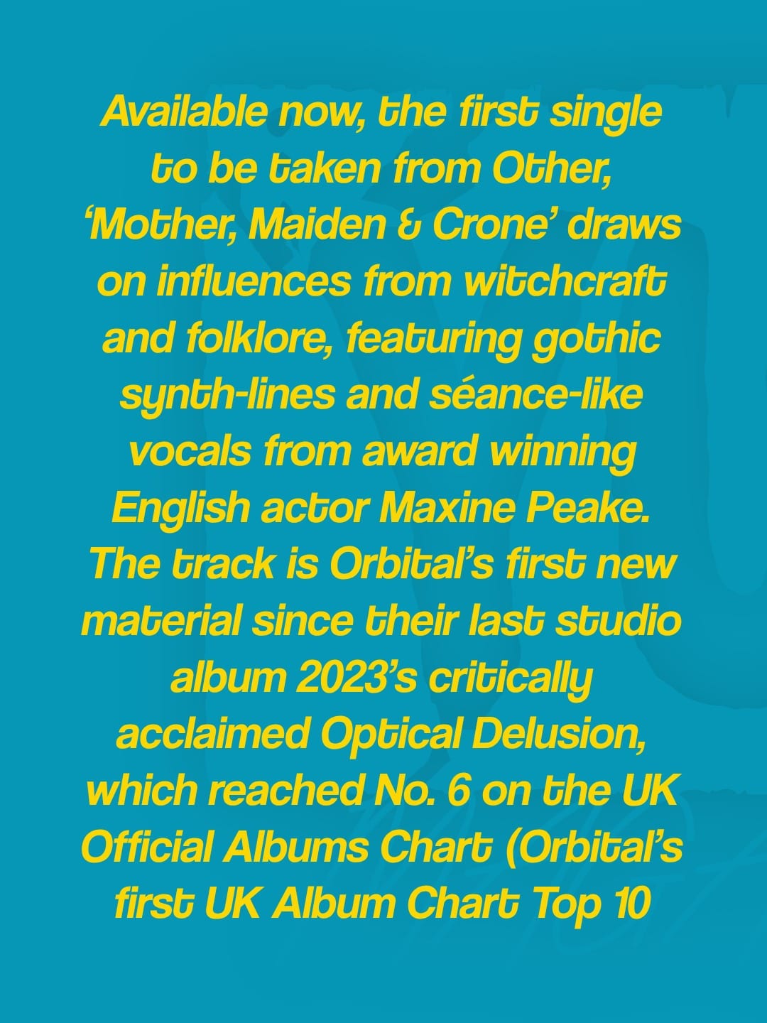 Orbital announce 3Olympia Theatre show for 8th April 2027 — photo 4