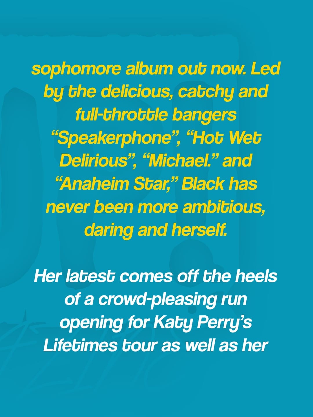 Rebecca Black announces The Academy Dublin show for 2nd May 2027 — photo 3