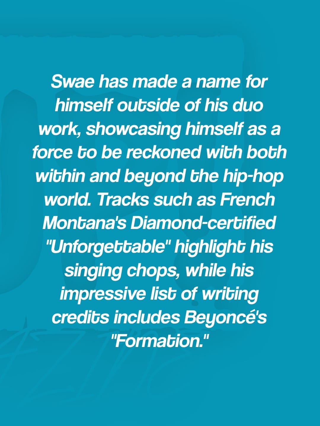 Swae Lee brings the Same Difference Tour to 3Olympia Theatre on 28th November — photo 3